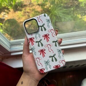 Casely Festive Girlie Holiday Bow Case